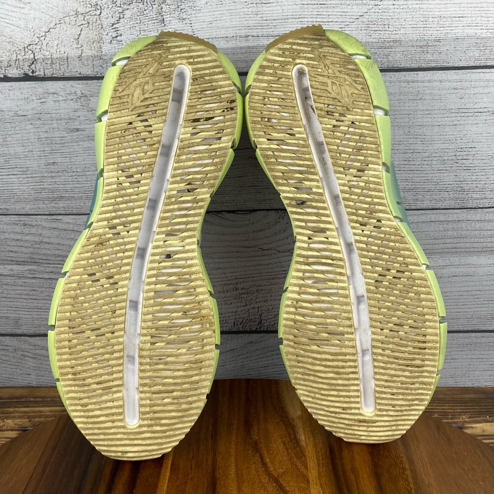 Reebok Zig Kinetica Lemon Glow Fluid Blue Training Shoe EH2811 Women’s Size 9.5 - Picture 10 of 11